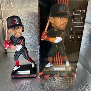 Christian Reynolds strand Baseball Player Bobblehead - Black and Red sga